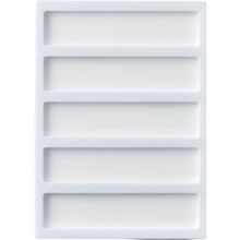 画像をギャラリービューアに読み込む, 緑十字　名札ケース（５名用）　名札−５　１７８×１２７×８ｍｍ　裏面テープ付　アクリル札付　  304050  GREEN CROSS

