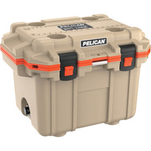 Load image into gallery viewer, PELICAN 30QT Elite Cooler Tan X Orange 30Q-2-TANORG PELICAN
