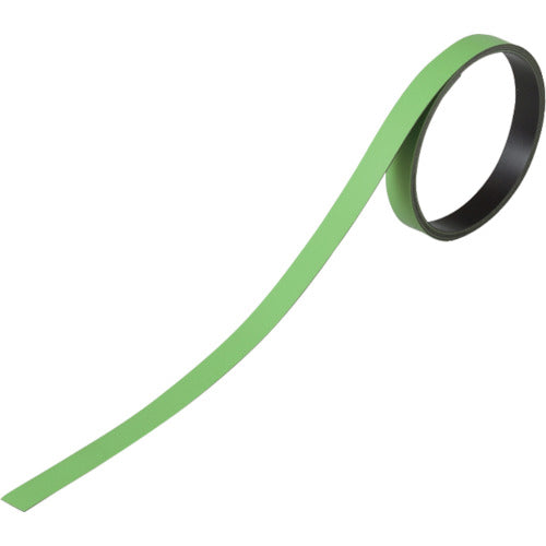 緑十字　テープ状カラーマグネット　緑　マグネ１０Ｇ　１０ｍｍ幅×１ｍ×０．８ｍｍ　３本組　  312012  GREEN CROSS
