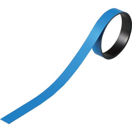 緑十字　テープ状カラーマグネット　青　マグネ１５Ｂ　１５ｍｍ幅×１ｍ×０．８ｍｍ　２本組　  312026  GREEN CROSS