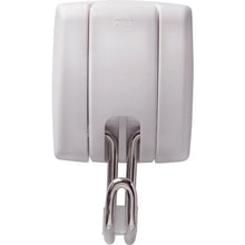 画像をギャラリービューアに読み込む, 緑十字　簡易着脱マグネットフック　白　耐荷重７ｋｇ　ＭＧ−９４９Ｗ　９１×５４ｍｍ　ＡＢＳ樹脂　ブリスターパック入り　  313022  GREEN CROSS
