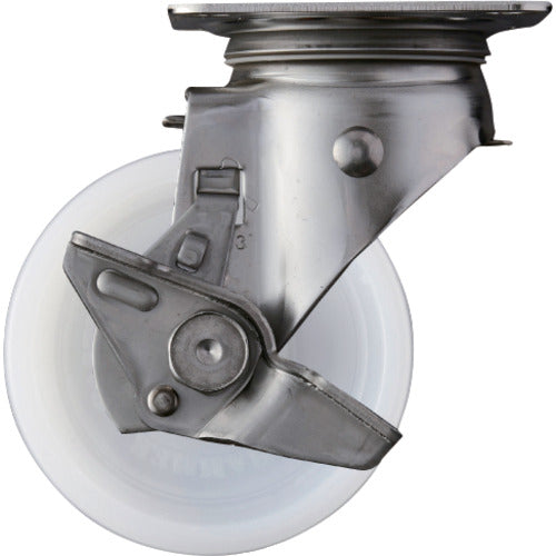 ハンマー　ＳＵＳ　サイドＳＰ付　ナイロン車１００ｍｍ　  313S-N100  HAMMER CASTER