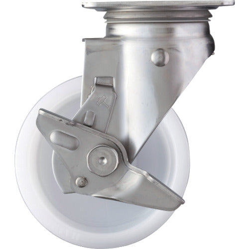 ハンマー　ＳＵＳ　サイドＳＰ付　ナイロン車１２５ｍｍ　  313S-N125  HAMMER CASTER
