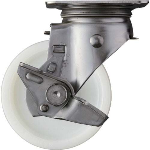 ハンマー　ＳＵＳ　サイドＳＰ付　ナイロンＢ車１００ｍｍ　  313S-NRB100  HAMMER CASTER