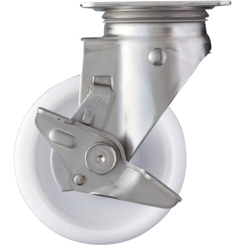 ハンマー　ＳＵＳ　サイドＳＰ付　ナイロンＢ車１２５ｍｍ　  313S-NRB125  HAMMER CASTER