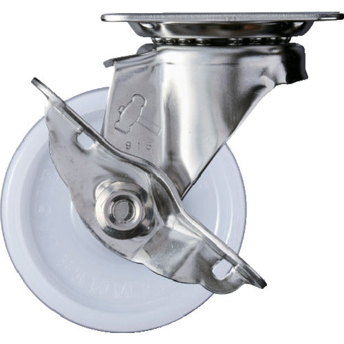 ハンマー　Ｓシリーズオールステンレス自在ＳＰ付ナイロンＢ車７５ｍｍ　  315S-NRB75  HAMMER CASTER