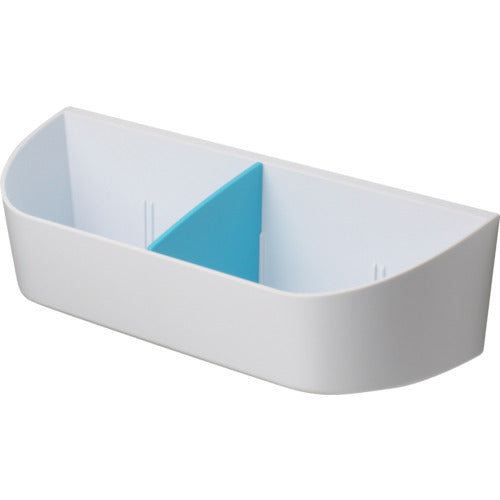 緑十字　マグネットポケット（ボード用トレー）　白／青　ＭＰ−２１７Ｗ　２４０×６５×８１ｍｍ　  316023  GREEN CROSS