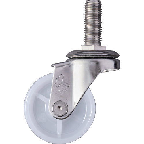 ハンマー　ＳＡシリーズオールステンレス　旋回式ナイロン車輪　６５ｍｍ　  320SA-N65  HAMMER CASTER