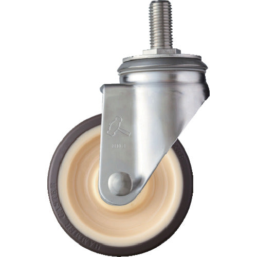ハンマー　ＳＡシリーズオールステンレス　旋回式ウレタン車輪（ローラーベアリング）１２５ｍｍ　  320SA-UB125  HAMMER CASTER