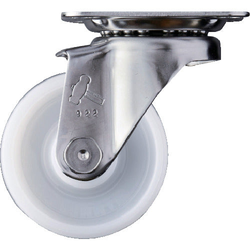 ハンマー　Ｓシリーズオールステンレス　旋回式ナイロン車輪（ローラーベアリング）６５ｍｍ　  320S-NRB65  HAMMER CASTER