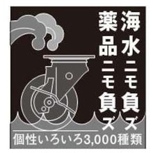 画像をギャラリービューアに読み込む, ハンマー　オールＳＵＳ低床式　固定　特殊ナイロン　３２ｍｍ　  320TPR-N32  HAMMER CASTER
