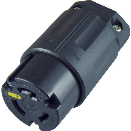 アメリカン電機　引掛形　ナイロンコネクタボディ　接地２Ｐ２０Ａ１２５Ｖ　  3214N-L5  AMERICAN DENKI