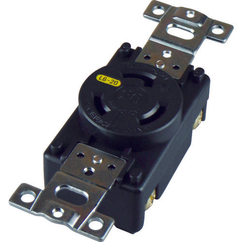 アメリカン電機　引掛形　埋込コンセント　接地２Ｐ２０Ａ２５０Ｖ　  3220-L6  AMERICAN DENKI