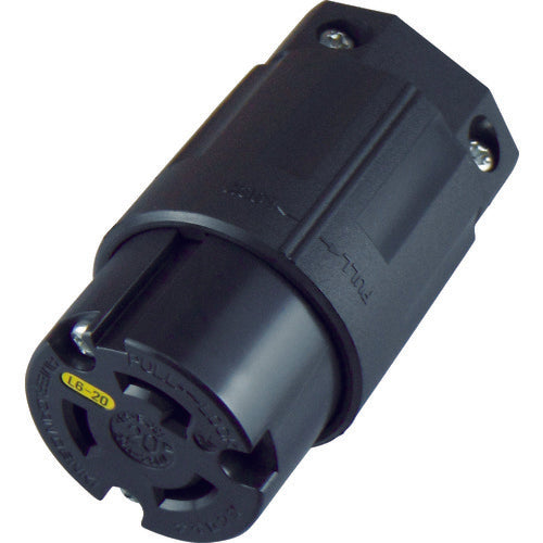アメリカン電機　引掛形　ナイロンコネクタボディ　接地２Ｐ２０Ａ２５０Ｖ　  3224N-L6  AMERICAN DENKI