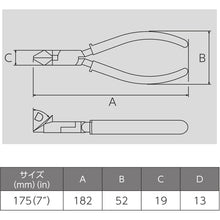 Tải hình ảnh vào trình xem thư viện, VICTOR Kềm xiên (có nắp đúc) 322A-175 VICTOR
