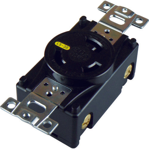 アメリカン電機　引掛形　埋込コンセント　接地２Ｐ３０Ａ１２５Ｖ　  3310-L5  AMERICAN DENKI