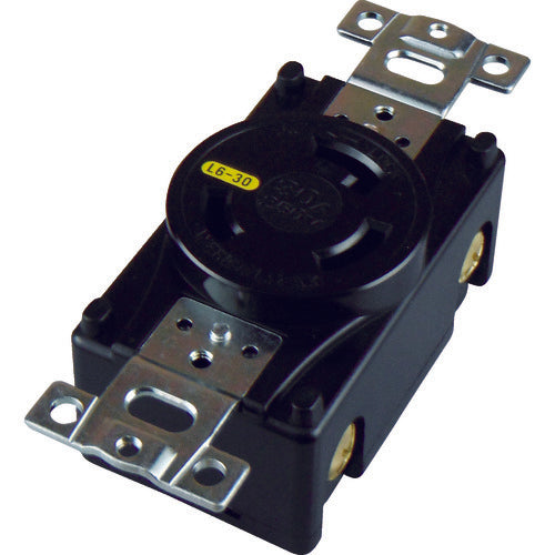 アメリカン電機　引掛形　埋込コンセント　接地２Ｐ３０Ａ２５０Ｖ　  3320-L6  AMERICAN DENKI