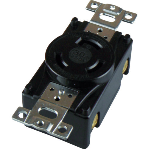 AMERICAN DENKI钩式嵌入式插座 3P30A250V 3320 美国电气