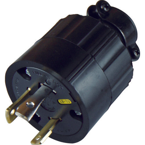 アメリカン電機　引掛形　ゴムプラグ　接地２Ｐ３０Ａ２５０Ｖ　  3322R-L6  AMERICAN DENKI