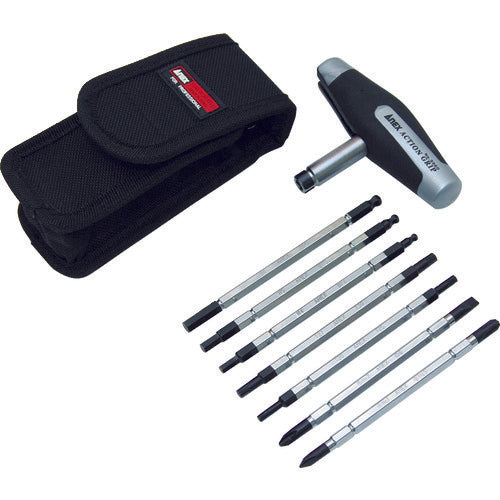 ANEX SUPER TOOL Tuốc nơ vít Action Grip 7-bit Set 3350 ANEX