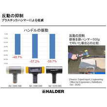 โหลดรูปภาพลงในโปรแกรมดูแกลเลอรี HALDER SUPER TOOL CRAFT HAMMER CASTER เหล็กกล้าพร้อมด้ามจับไนลอนสีขาวหัวเส้นผ่านศูนย์กลาง 40 3377.14 HALDER
