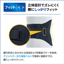 画像をギャラリービューアに読み込む, ＳＩＧＭＡＸ　メディエイド　サポーター　しっかりガード腰スタンダードプラスＭサイズ　  338202  SIGMAX
