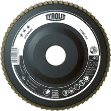 画像をギャラリービューアに読み込む, ＴＹＲＯＬＩＴ　フラップディスク　ロングライフ　１２５ｍｍ　＃１２０　  34063391  TYROLIT

