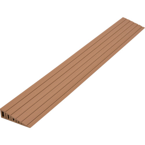 緑十字　段差用スロープ（高さ５段階調整タイプ）　段差マットＡＳ−０３　高さ１０〜３０×全長８００ｍｍ　  343002  GREEN CROSS