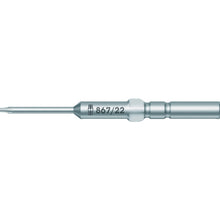 将图像导入到图库查看器中Wera小型精密批头 867/22 Torx Plus [[R Bottom]] 批头 TP8 总长度 80mm 344281 Wera
