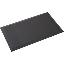 画像をギャラリービューアに読み込む, 緑十字　疲労軽減マット　ＡＦＭ−４５７５ＢＫ　黒　４５０×７５０ｍｍ　  345008  GREEN CROSS
