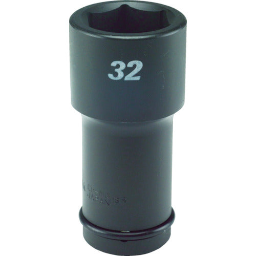 FPC impact long socket, 19mm drive, 22mm across flats, 7/8, 3/4WAU-22 FPC