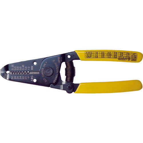 VESSEL Wire Stripper No. 3500E-2 (for solid and stranded wires) 35 VESSEL