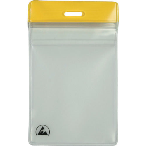 DESCO ที่ใส่นามบัตรป้องกันไฟฟ้าสถิตย์พร้อมซิปแนวตั้ง 68X111mm 35016 DESCO