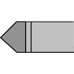 三和　超硬バイト　３５形　１０×１０×８０　Ｍ２０　Ｍ２０  M20 35-0  SANWA