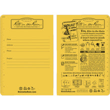 Load image into gallery viewer, RITR 4 5/8X7 Staple Notebook (Set of 3) Field Yellow 351FX RITR

