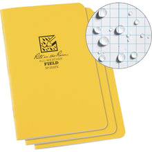 Load image into gallery viewer, RITR 4 5/8X7 Staple Notebook (Set of 3) Field Yellow 351FX RITR
