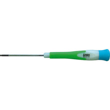 Load image into gallery viewer, ANEX Precision Screwdriver SUPER TOOL Fit Precision Ball Point Cutting edge: 2.5 opposite side× Shaft length 75mm Overall length 183mm 3532 ANEX
