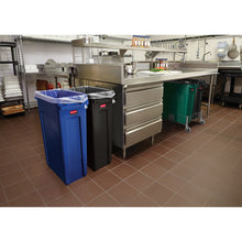 โหลดรูปภาพลงในโปรแกรมดูแกลเลอรี Rubbermaid Slim Gym Container with Air Vents and Recycle Marks 87.1L สีน้ําเงิน 354765 Rubbermaid
