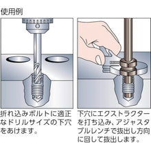 画像をギャラリービューアに読み込む, ＲＩＤＧＩＤ　スクリューエキストラクタ　７　  35565  RIDGE
