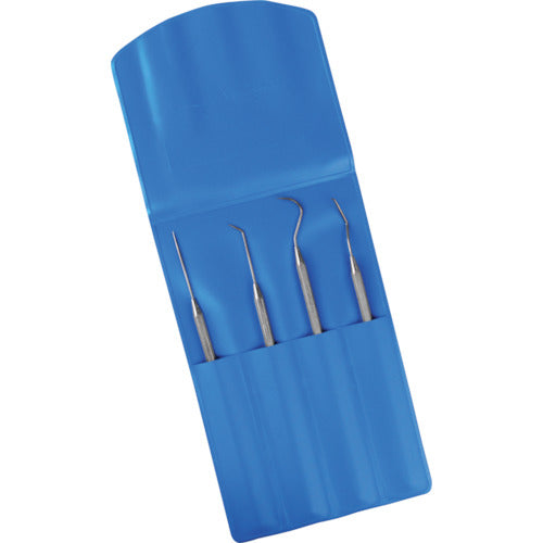 ชุดโพรบ DESCO สเตนเลส 4 ชนิด พร้อม เคส (สีน้ําเงิน) 35630 DESCO