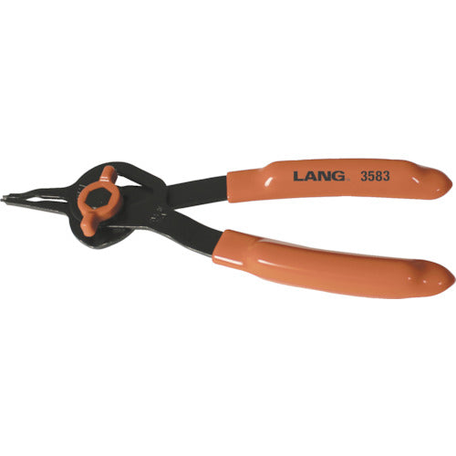 LANGTOOLS คีมถ่างแหวนล็อก (ใช้สำหรับรูเพลาด้วย) ปากตรง 3583 LANGTOOLS