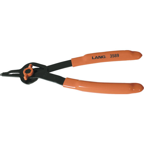 LANGTOOLS คีมถ่างแหวนล็อก (ใช้สำหรับรูเพลาด้วย) ปากตรง 3589 LANGTOOLS