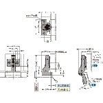 画像をギャラリービューアに読み込む, スガツネ工業　（１６００２６８３８）３６０−２６−９Ｔラプコン搭載　オリンピア　スライドヒンジ　  160-026-838  SUGATSUNE
