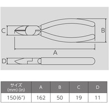 Load image into gallery viewer, VICTOR Powerful Nipper with Molded Cover 360A-150 VICTOR
