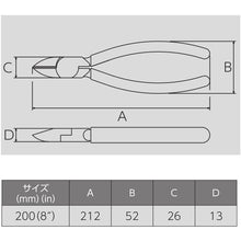 Load image into gallery viewer, VICTOR Powerful Nipper with Molded Cover 360A-200 VICTOR
