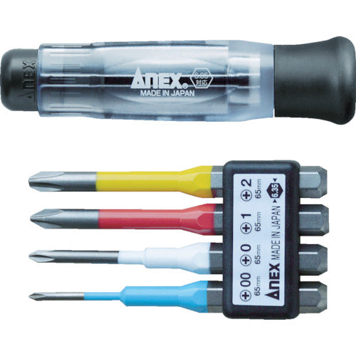 ANEX Precision Replacement Screwdriver Set Set of 4 3614 ANEX