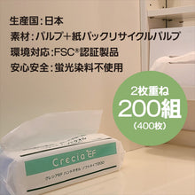 画像をギャラリービューアに読み込む, クレシア　ＥＦハンドタオル　ソフトタイプ２００　  37005  Crecia
