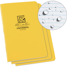 Load image into gallery viewer, RITR 4 5/8X7 Staple Notebook (Set of 3) Universal Yellow 371FX RITR
