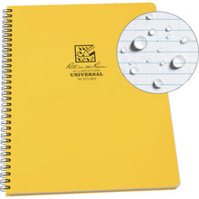 Load image into gallery viewer, RITR 8 1/2X11 Spiral Notebook Universal Yellow 373-MX RITR
