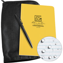 画像をギャラリービューアに読み込む, ＲＩＴＲ　【売切廃番】４　５／８Ｘ７　１／４キット　イエローブック／ブラックカバー　  374B-KIT  RITR
